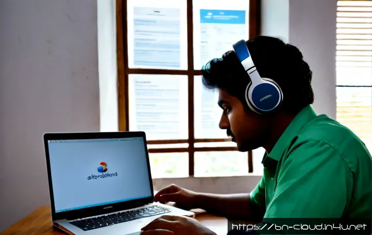 클라우드 컴퓨팅 관련 최신 자격증 트렌드 - Photorealistic modern training workspace in Bangladesh, a focused young IT professional reviewing cl...
